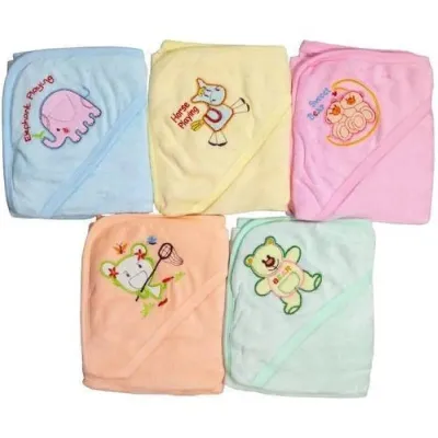 Cartoon Hooded Towel For Baby